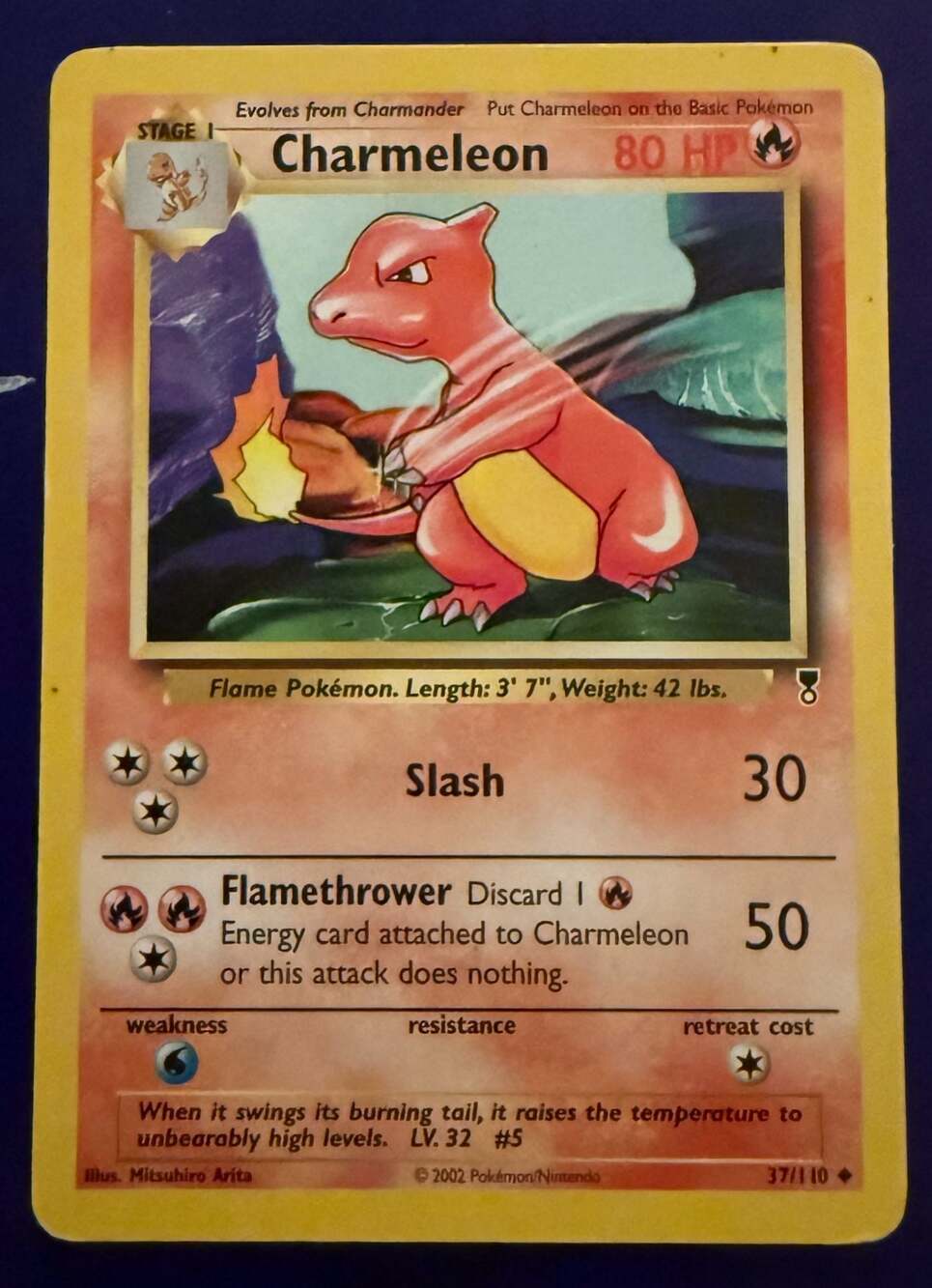 Charmeleon 37/100 Expedition Base Set Pokémon Card (2002)